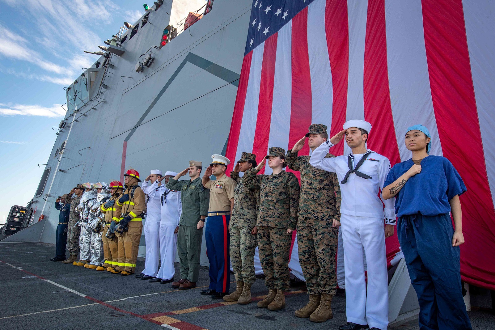 USS Arlington Pays Tribute to 9/11